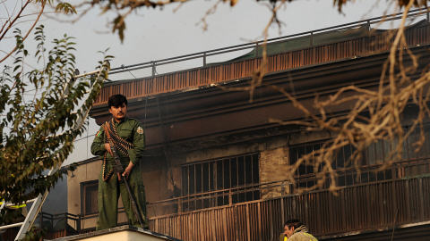 Un petit hôtel destiné aux ressortissants de l'ONU a été la cible d'une violente attaque
