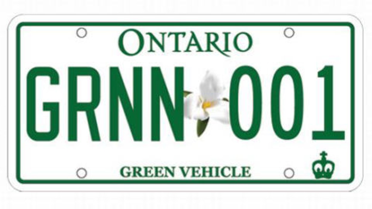 La plaque verte de l'Ontario RadioCanada