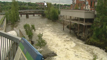 La gorge de la rivière Magog à Sherbrooke