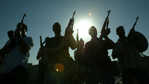 Des agents de Blackwater à Bagdad, en septembre 2007.