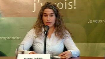 Bianka Dupaul, présidente du jury citoyen sur le financement des partis politiques