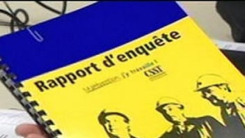 Rapport d'enquête de la CSST (archives)
