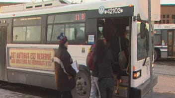 Autobus de la STS à Sherbrooke