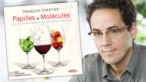 Le sommelier François Chartier et son livre.