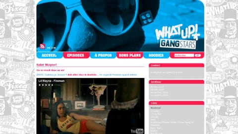 Le site What's up Gangstars