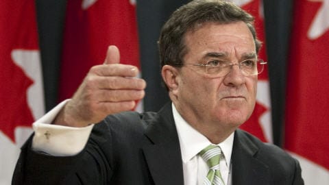 Le ministre des Finances Jim Flaherty