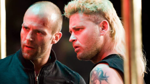 Jason Statham, à gauche, Corey Haim, à droite, dans « Crank High Voltage »