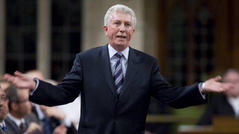 Gilles Duceppe à la Chambre des communes, en octobre 2009