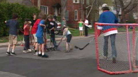 Hockey dans la rue