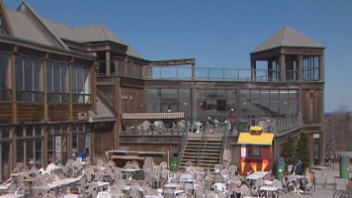 Le chalet de la station de ski du Mont-Orford