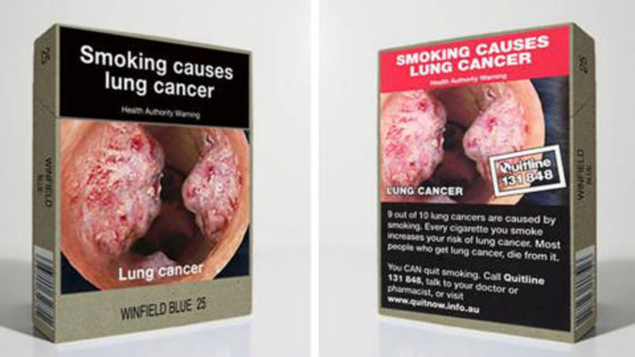 L'Australie s'attaque aux paquets de cigarettes