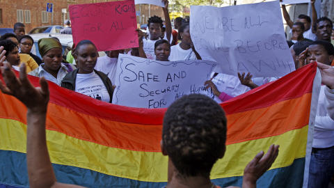 Manifestation en Afrique du Sud