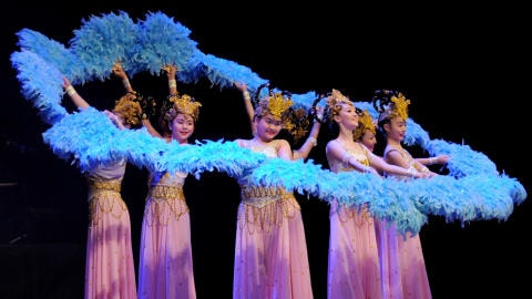 Un spectacle du Mondial des cultures de Drummondville, en 2009
