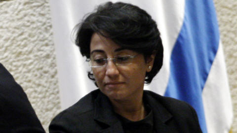 La députée Hanin Zoabi