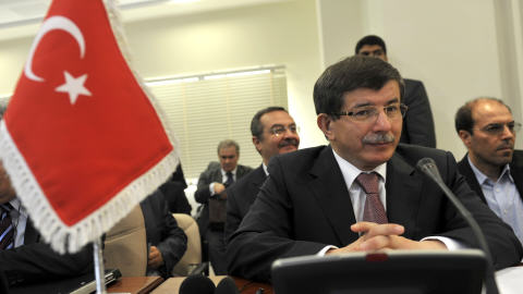 Le ministre turc des Affaires étrangères, Ahmet Davutoglu