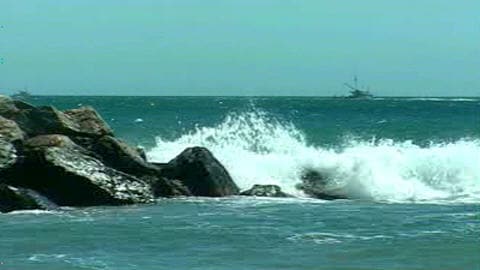 La mer aux abords de Old Harry
