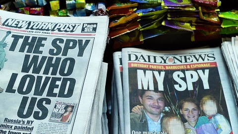 La une de nombreux journaux américains est consacrée à cette affaire d'espionnage