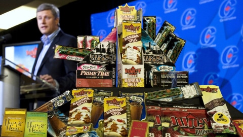 Stephen Harper a promis en 2008 de s'attaquer aux produits du tabac conçus pour les jeunes.