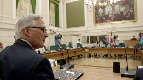 Richard Fadden a témoigné devant le comité de la sécurité nationale et de la sécurité publique.