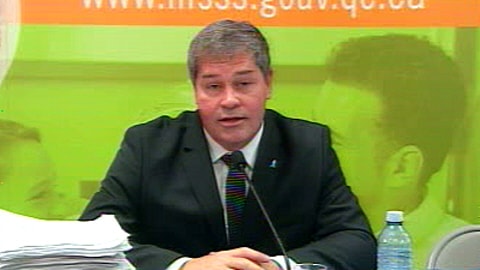 Yves Bolduc, ministre de la Santé et des Services sociaux du Québec