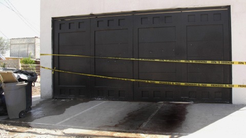 Les lieux de la fusillade qui a causé la mort de 17 personnes à Torreon.