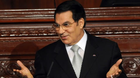 Le président tunisien Zine El-Abidine Ben Ali