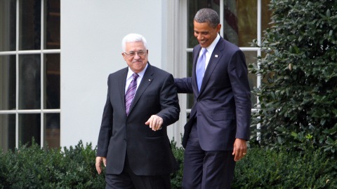 Mahmoud Abbas et Barack Obama