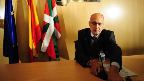 Le ministre de l'Intérieur régional basque Rodolfo Ares