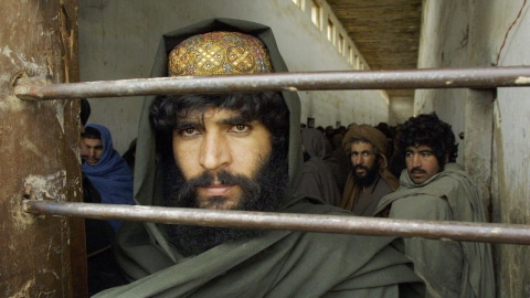 Un prisonnier de guerre afghan dans une geôle du nord de l'Afghanistan.