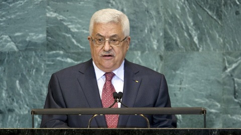 Mahmoud Abbas devant l'assemblée générale de l'ONU