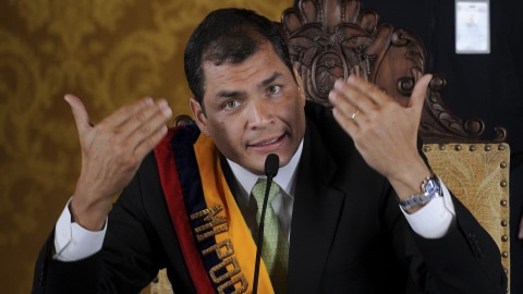 Le président Rafael Correa (archives)
