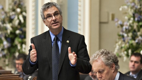 Le ministre responsable de la Réforme des institutions démocratiques, Jean-Marc Fournier