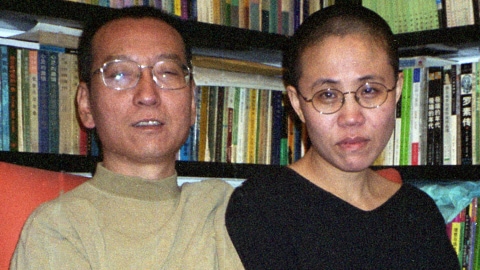 Liu Xiaobo et sa conjointe Lu Xia en octobre 2002
