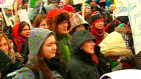 Des étudiants manifestent à Québec contre la hausse appréhendée