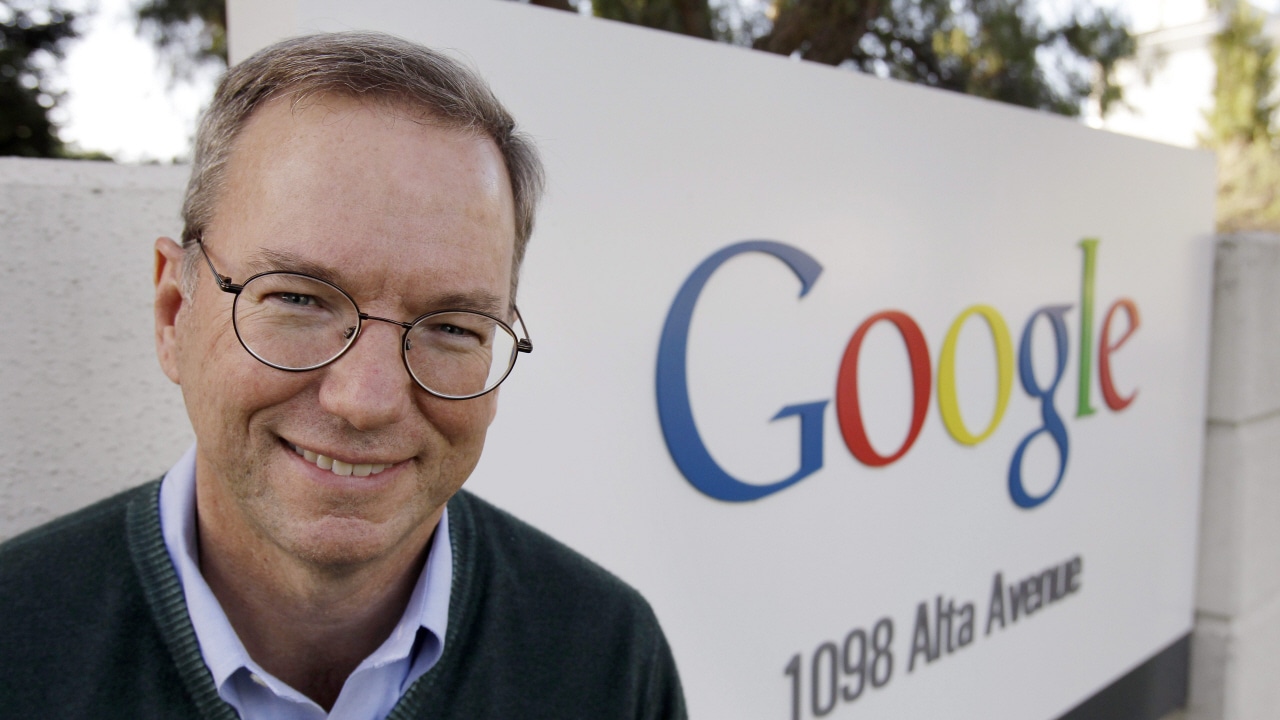 Le PDG sortant de Google, Eric Schimdt.