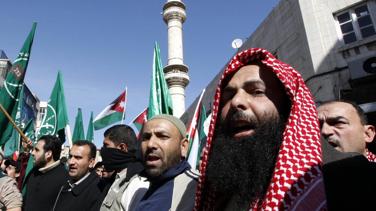 Manifestants à Amman