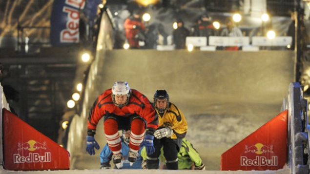 Le Red Bull Crashed Ice, à Québec