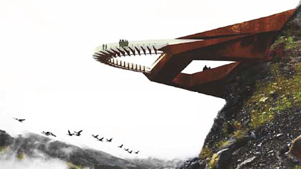 le projet de Glacier discovery walk