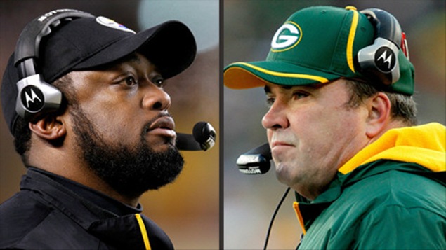 Mike Tomlin et Mike McCarthy