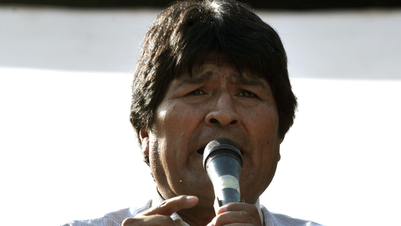 Le président bolivien, Evo Morales