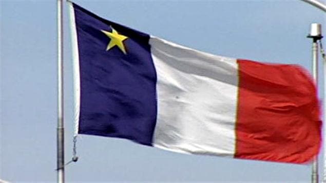 Le drapeau acadien