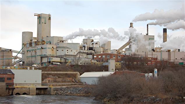Usine de Domtar à Espanola
