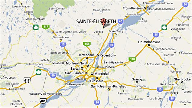 Carte Sainte-Élisabeth