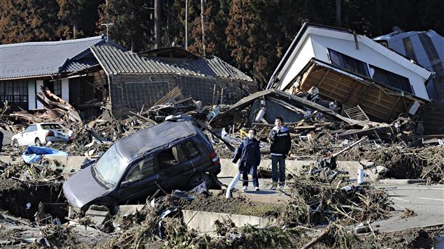Dégâts du séisme et du tsuami à Minamisoma