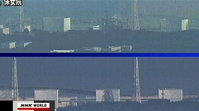 Des images de la chaîne NHK montre le réacteur