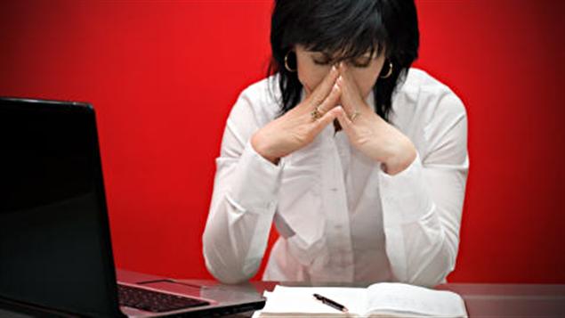 Une femme au travail