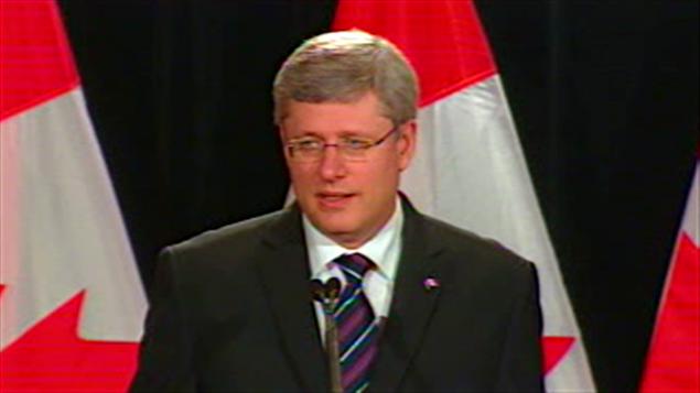 Le premier ministre Stephen Harper