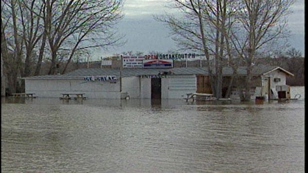 Inondations à Moose Jaw (archives)