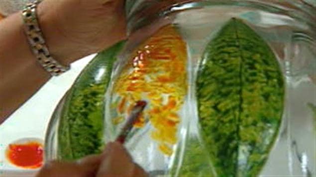 Peinture sur verre