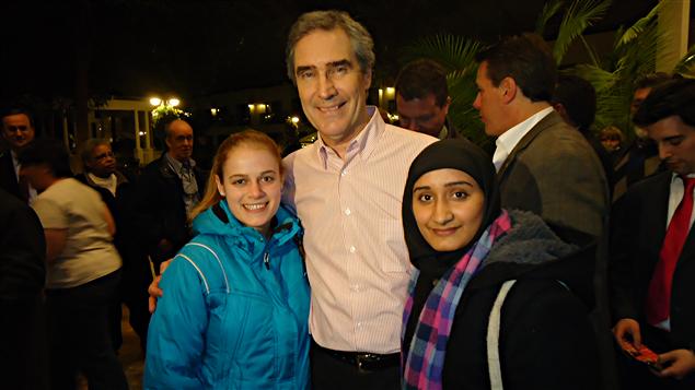 Michael Ignatieff (c) et Awish Aslam (d)